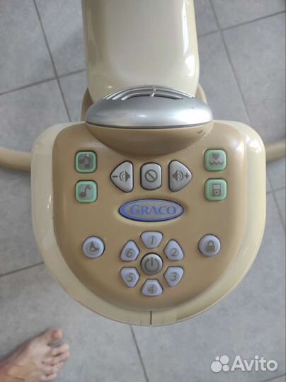 Детские электронные качели graco