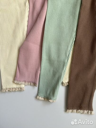 Лосины для девочки в рубчик 98 104 110