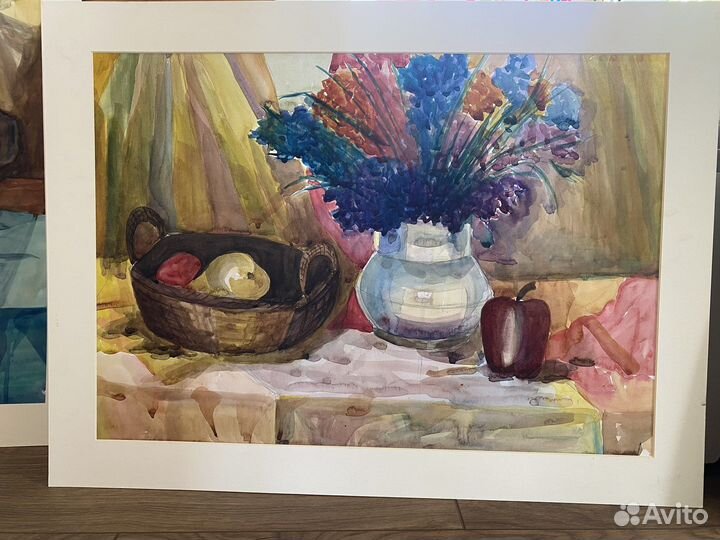 Натюрморт акварель