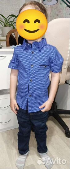 Рубашка на мальчика 98-104р