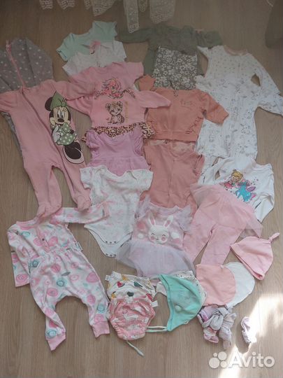 Вещи пакетом на девочку 68,74