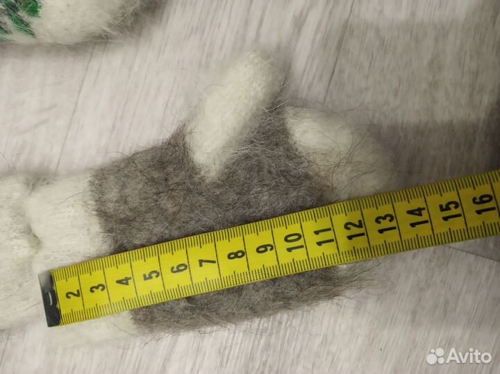 Варежки пуховые детские