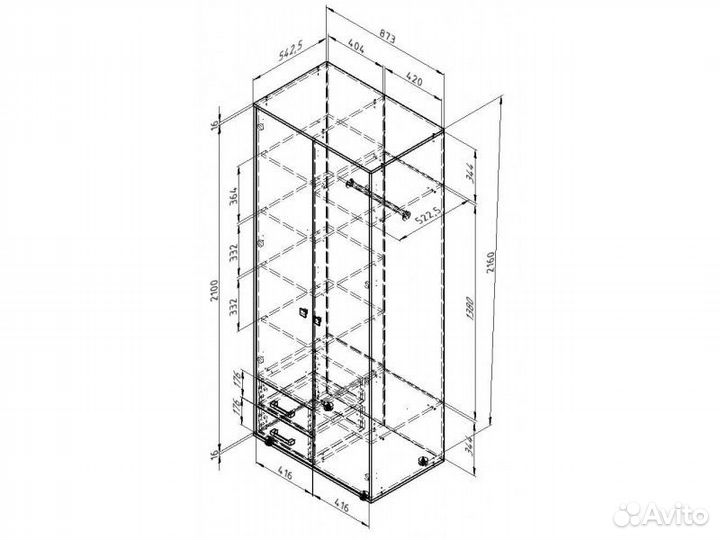Детский шкаф