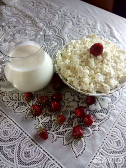 Козье молоко, творог, сыр