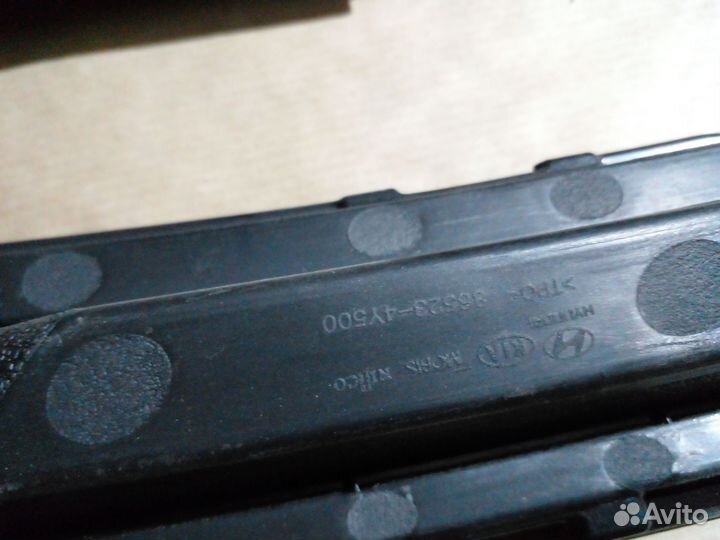 Заглушка бампера Kia Rio 3