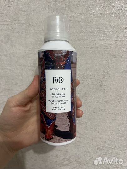 R+Co Уплотняющий мусс для объема Rodeo star