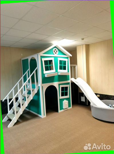 Игровая площадка в стиле лофт. Для студий