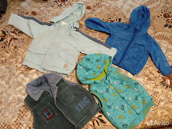 Вещи пакетом на мальчика 74 80