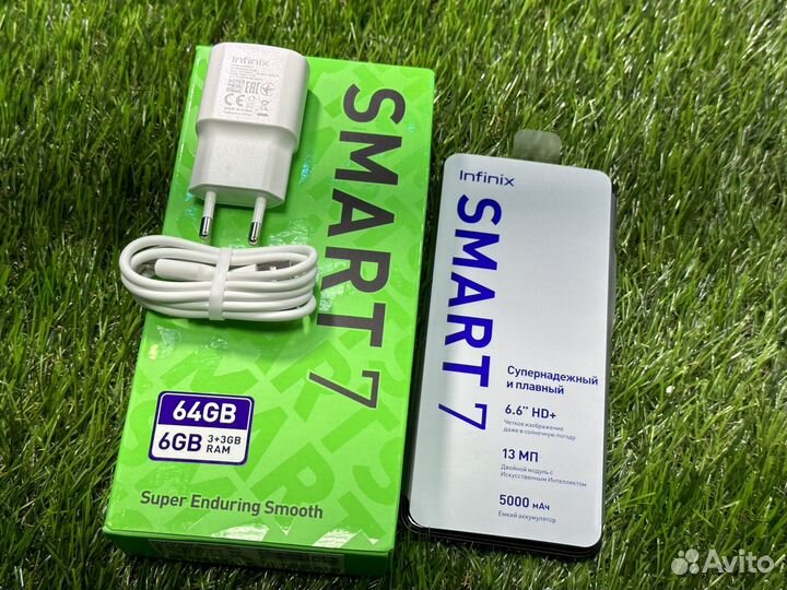 Новый Infinix Smart 7 3/64