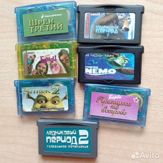 Картриджи game boy advance 17 штук