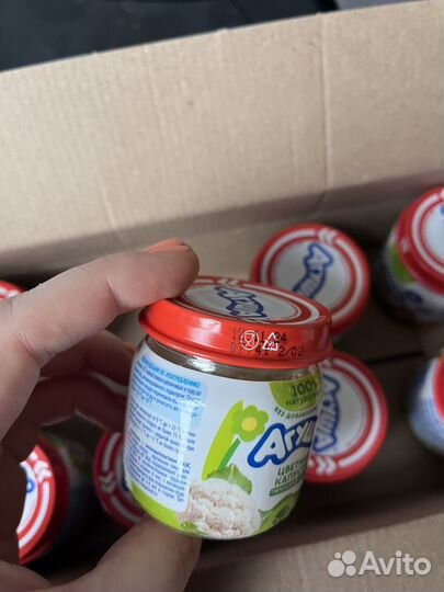 Пюре агуша цветная капуста