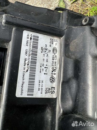 Фара volkswagen polo