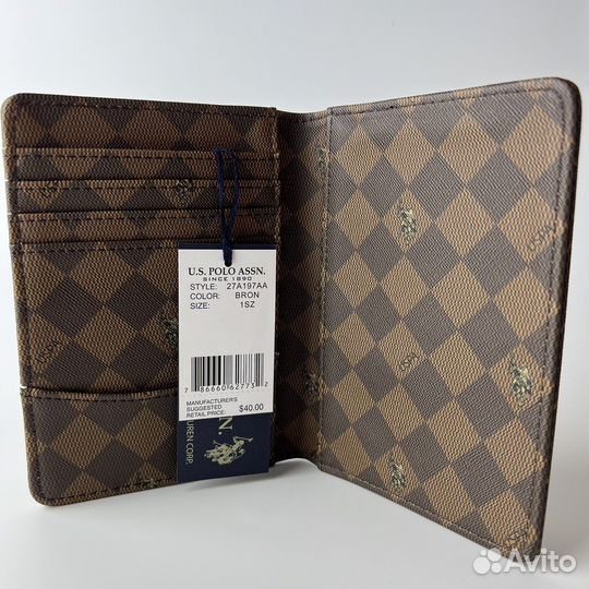 US Polo Assn. Обложка для паспорта оригинал