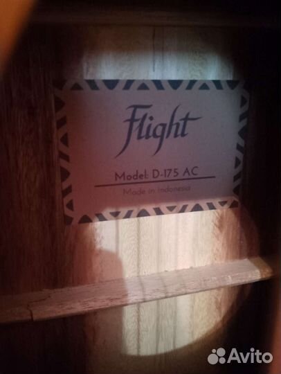 Акустическая гитара flight D-175 AC