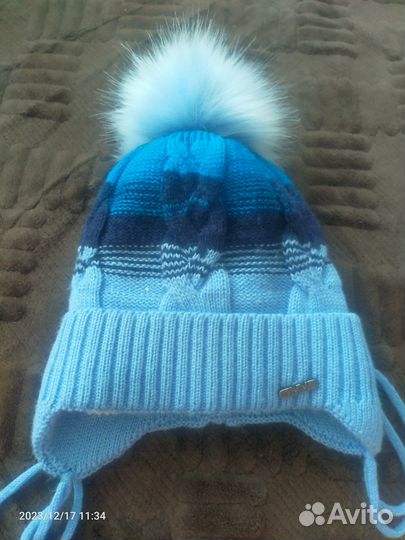 Шапка зимняя детская