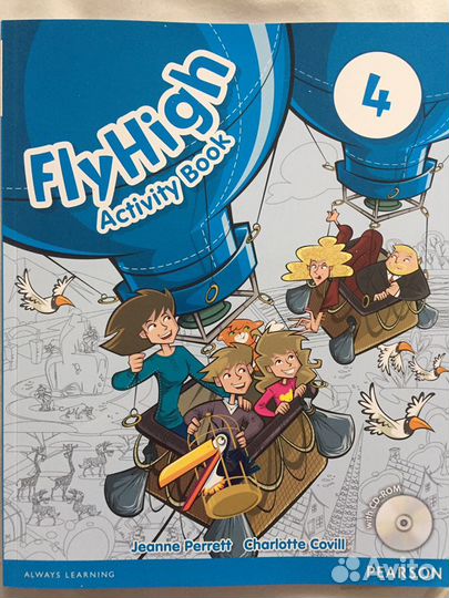 Учебник английского языка FlyHigh4 новый с диском