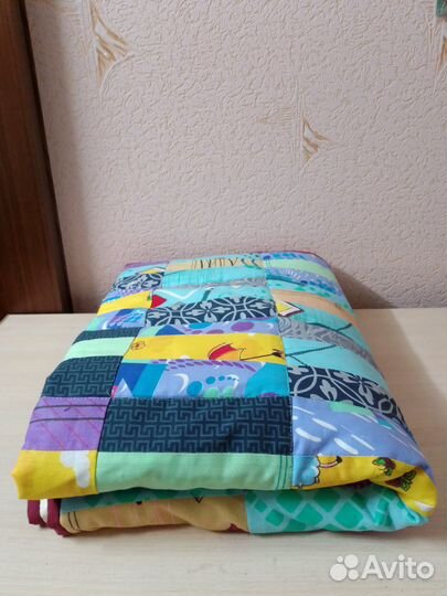 Одеяло детское лоскутное 145*108 см