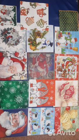 Салфетки для декупажа новый год