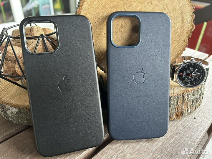 Чехлы кожаные iPhone 12 Pro max