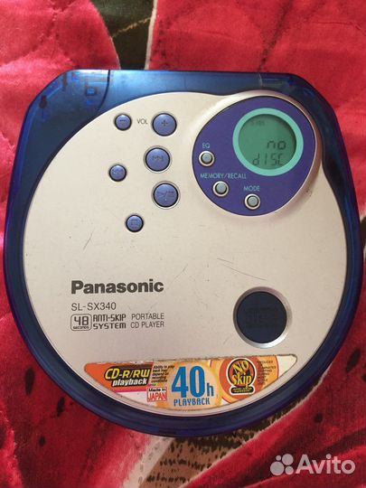 Cd плеер panasonic sl-sx340