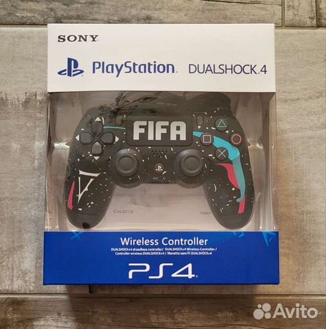 Dualshock 4 V2 PS4 Fifa черный