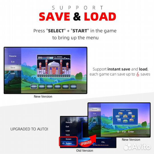 Беспроводная игровая консоль для Sega Genesis Game