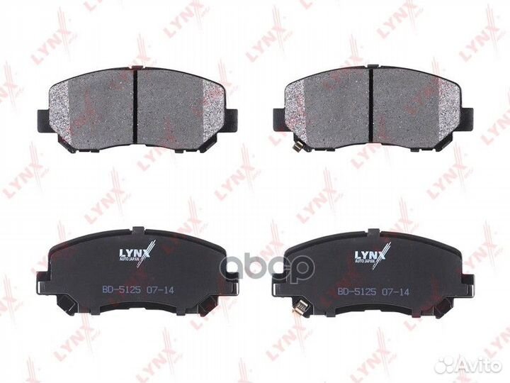 Колодки торм. диск. перед. BD-5125 lynxauto