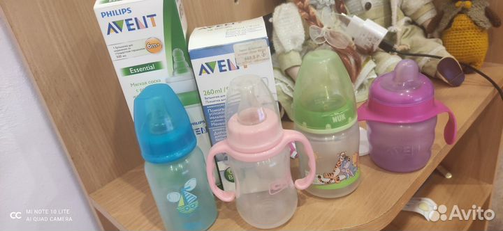 Бутылочки avent