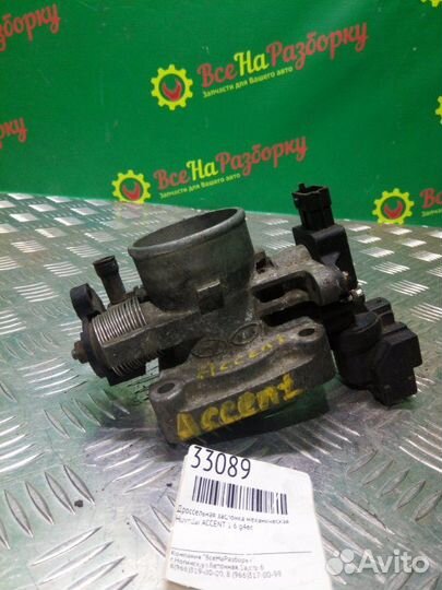 Дроссельная заслонка механическая Huyndai Accent