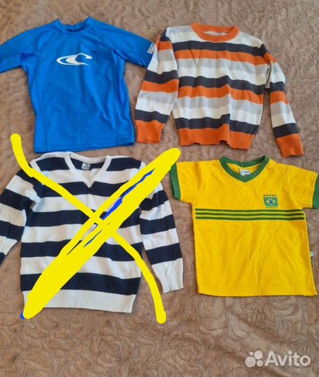 Детские вещи пакетом на мальчика 104 110