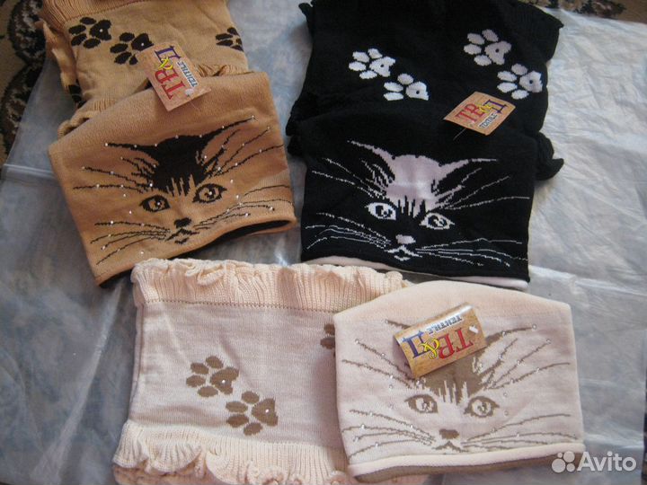 Шапка с шарфом (комплект)