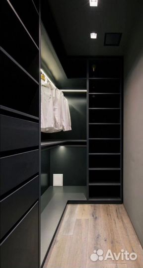 Вместительная гардеробная