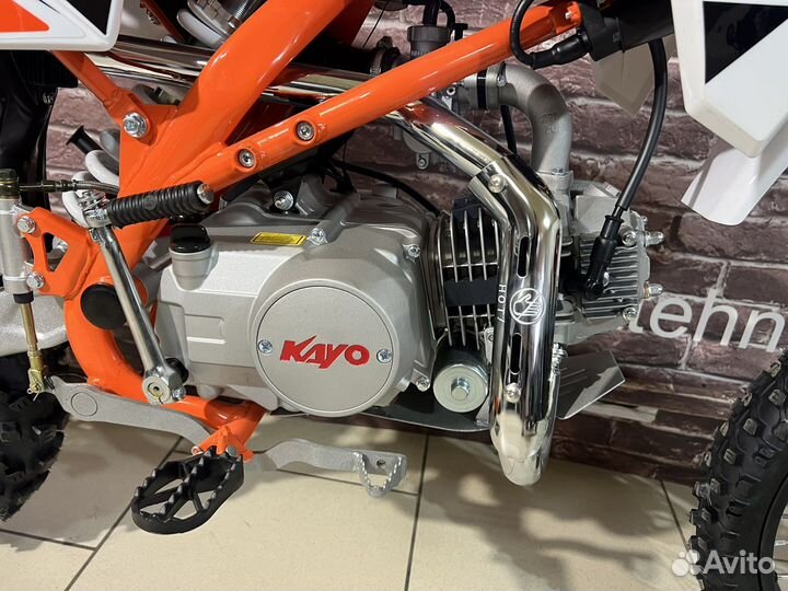 Питбайк Kayo TT125EA полуавтомат 17/14 (2023)