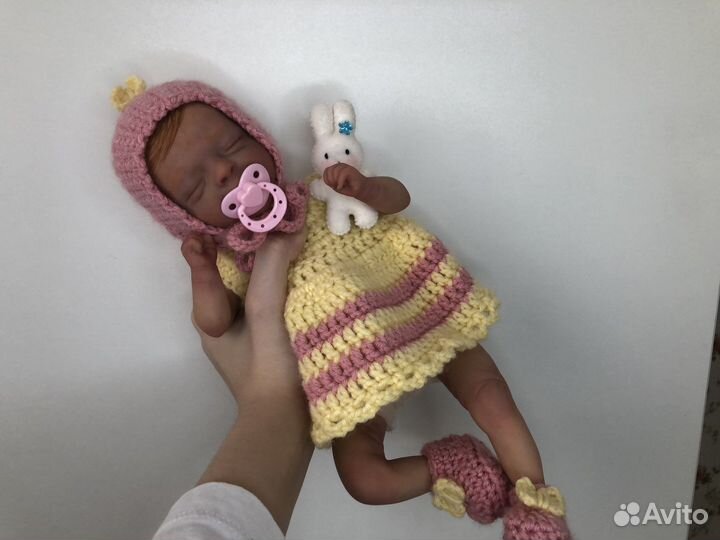 Кукла Реборн девочка 30 см Ручная работа