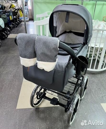 Коляска-люлька Pituso Leticia graphite 14 д