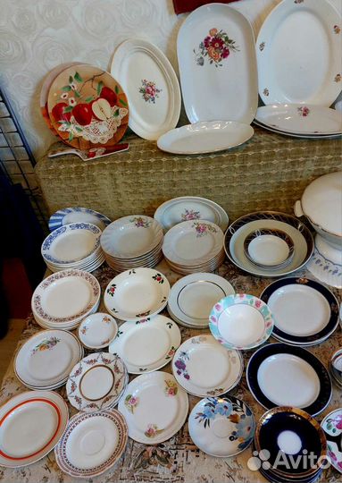 Тарелки/блюдца/блюда/селедочницы Винтаж СССР