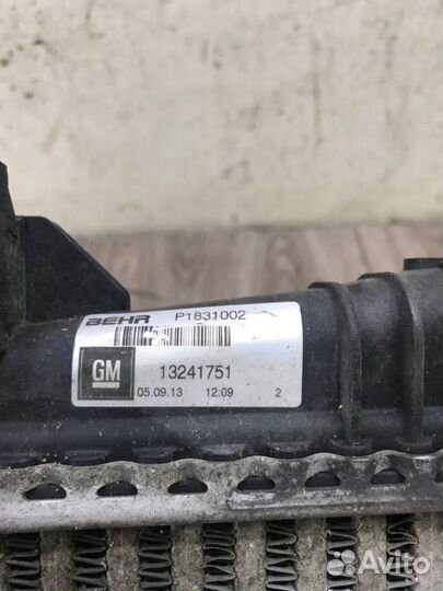 Интеркулер Opel Insignia A20DTE 2013