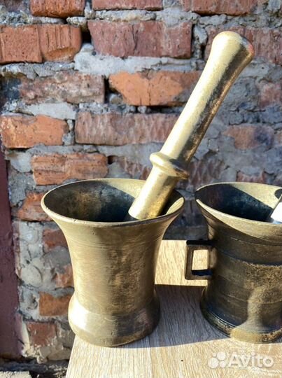 Старинная Ступка с Пестиком