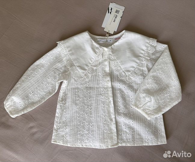 Рубашка zara для девочки
