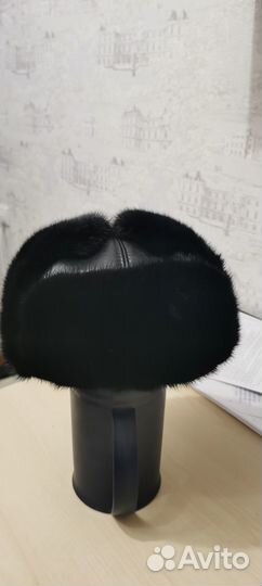 Норковая шапка мужская новая