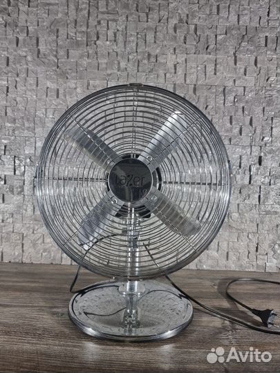 Вентилятор настольный металлический