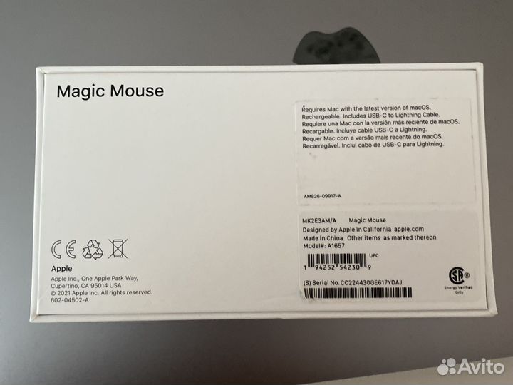Мышь apple magic mouse