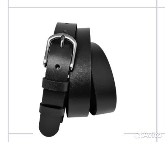 Женский кожаный ремень натуральная кожа
