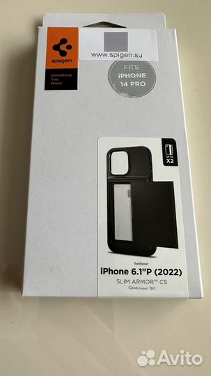 Чехол для iPhone 14 Pro SGP Slim Armor CS Black