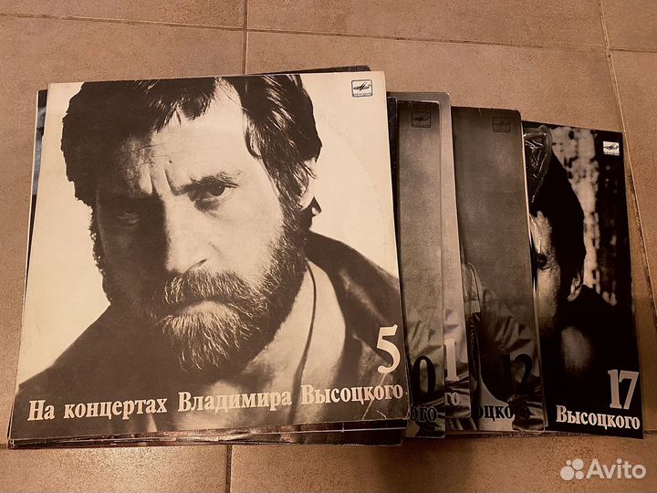 Виниловые пластинки высоцкого