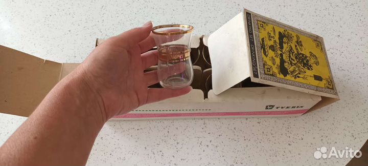 Турецкие стаканы конца 80-х новые