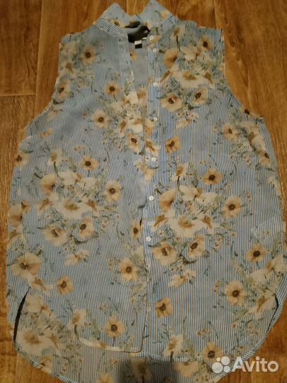 Блузка без рукавов женская