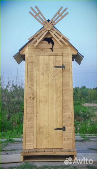 Уличный туалет с установкой