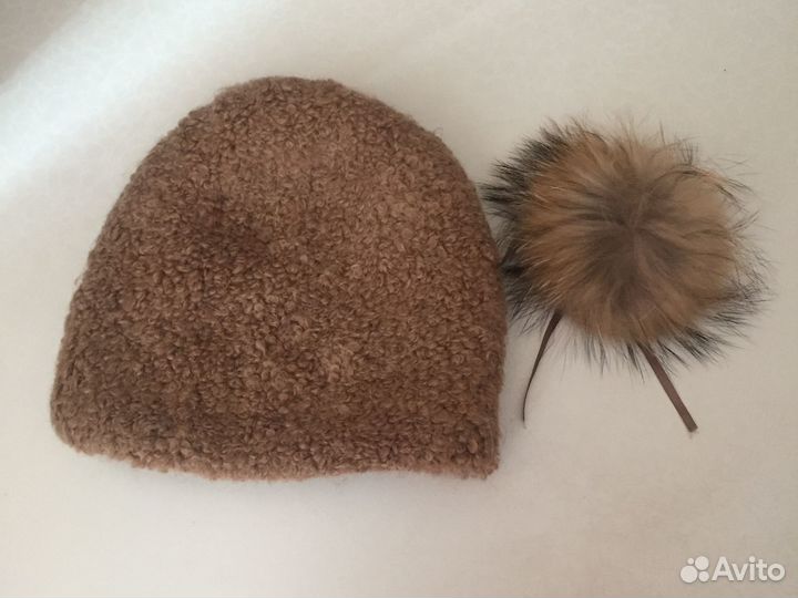 Шапка и снуд женский тёплый