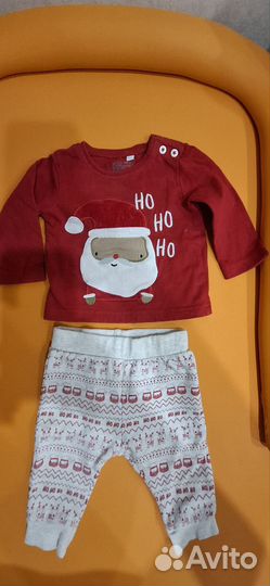 Новогодний костюм 0-3 месяца